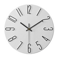 Moderne Wanduhr aus Kunststoff – minimalistisches Design für stilvolle Wohnräume, geräuschloser Betrieb