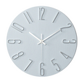 Moderne Wanduhr aus Kunststoff – minimalistisches Design für stilvolle Wohnräume, geräuschloser Betrieb