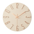 Moderne Wanduhr aus Kunststoff – minimalistisches Design für stilvolle Wohnräume, geräuschloser Betrieb
