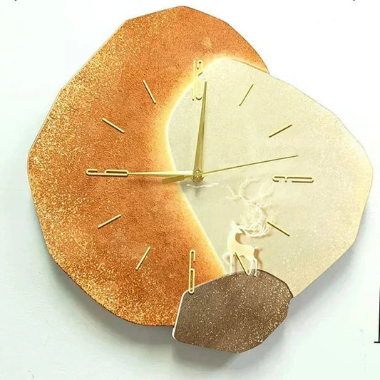 Moderne Wanduhr mit geräuschlosem Uhrwerk – dekorative Wanduhr für stilvolles Wohnen