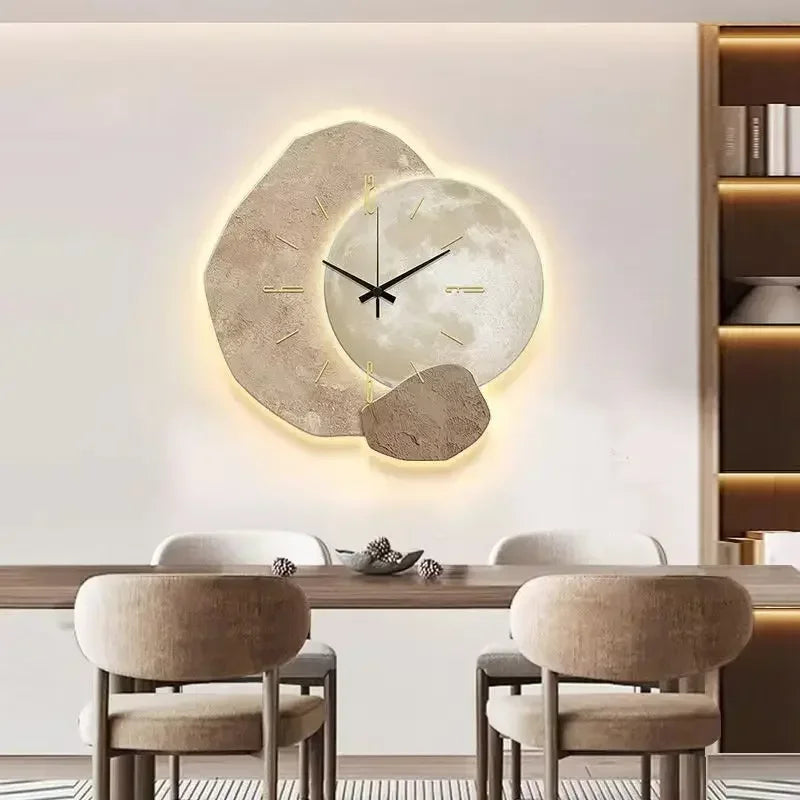 Moderne Wanduhr mit geräuschlosem Uhrwerk – dekorative Wanduhr für stilvolles Wohnen