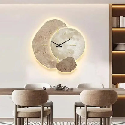 Moderne Wanduhr mit geräuschlosem Uhrwerk – dekorative Wanduhr für stilvolles Wohnen
