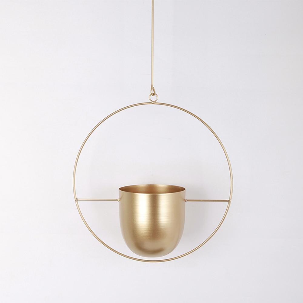 Moderner Pflanzenhalter für Wandbegrünung – minimalistisches Design, runde und ovale Formen, inklusive Rahmen und Haken