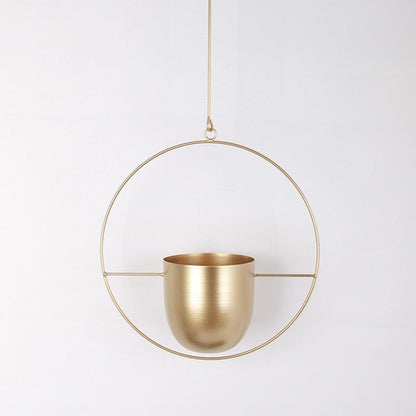 Moderner Pflanzenhalter für Wandbegrünung – minimalistisches Design, runde und ovale Formen, inklusive Rahmen und Haken