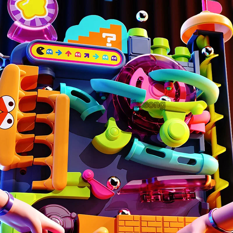 Montessori Mehrschicht-Bahn-Abenteuerspielzeug für 3- bis 5-Jährige – Interaktives Lernspielzeug 1