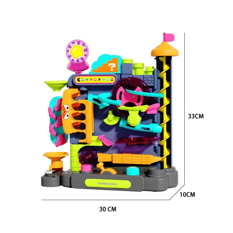 Montessori Mehrschicht-Bahn-Abenteuerspielzeug für 3- bis 5-Jährige – Interaktives Lernspielzeug 7
