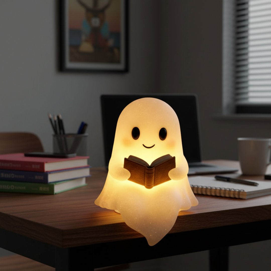 Nachtgeist – Eine kleine Geisterlampe, die Wärme und Licht spendet 0