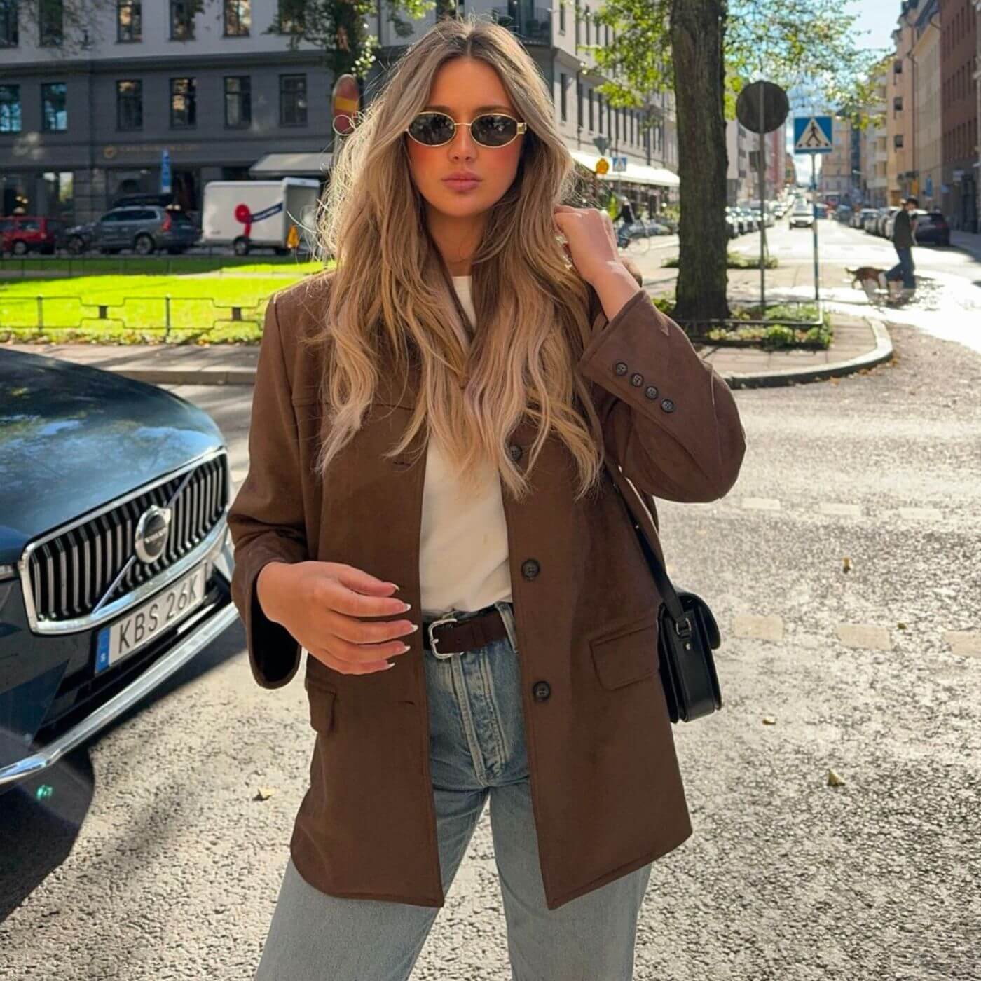 Natasza / Luxuriöse Vintage-Wildlederjacke