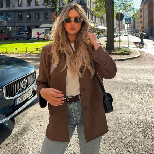 Natasza / Luxuriöse Vintage-Wildlederjacke