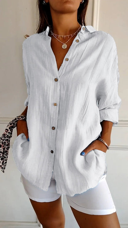 Nira | Damen Sommer Hemd | Langarm 12
