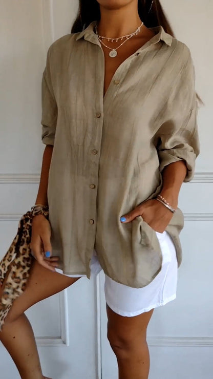 Nira | Damen Sommer Hemd | Langarm 2