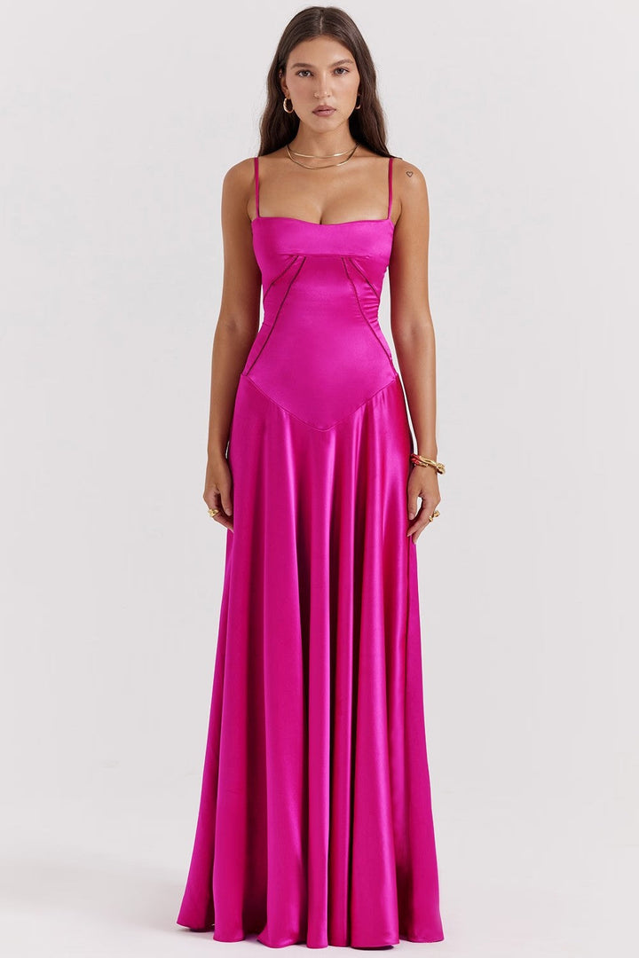 Ariana | Maxikleid mit Spaghettiträgern