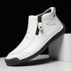 Scarpe da uomo slip-on con cerniera scarpe casual | piatte