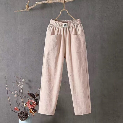 OLIVIA - Leinenmischhose 7