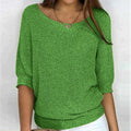 Oberteile Damen | Cosy Knit Top für Damen, Alle Jahreszeiten, Stil und Komfort
