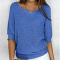 Oberteile Damen | Cosy Knit Top für Damen, Alle Jahreszeiten, Stil und Komfort