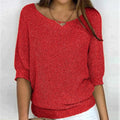 Oberteile Damen | Cosy Knit Top für Damen, Alle Jahreszeiten, Stil und Komfort