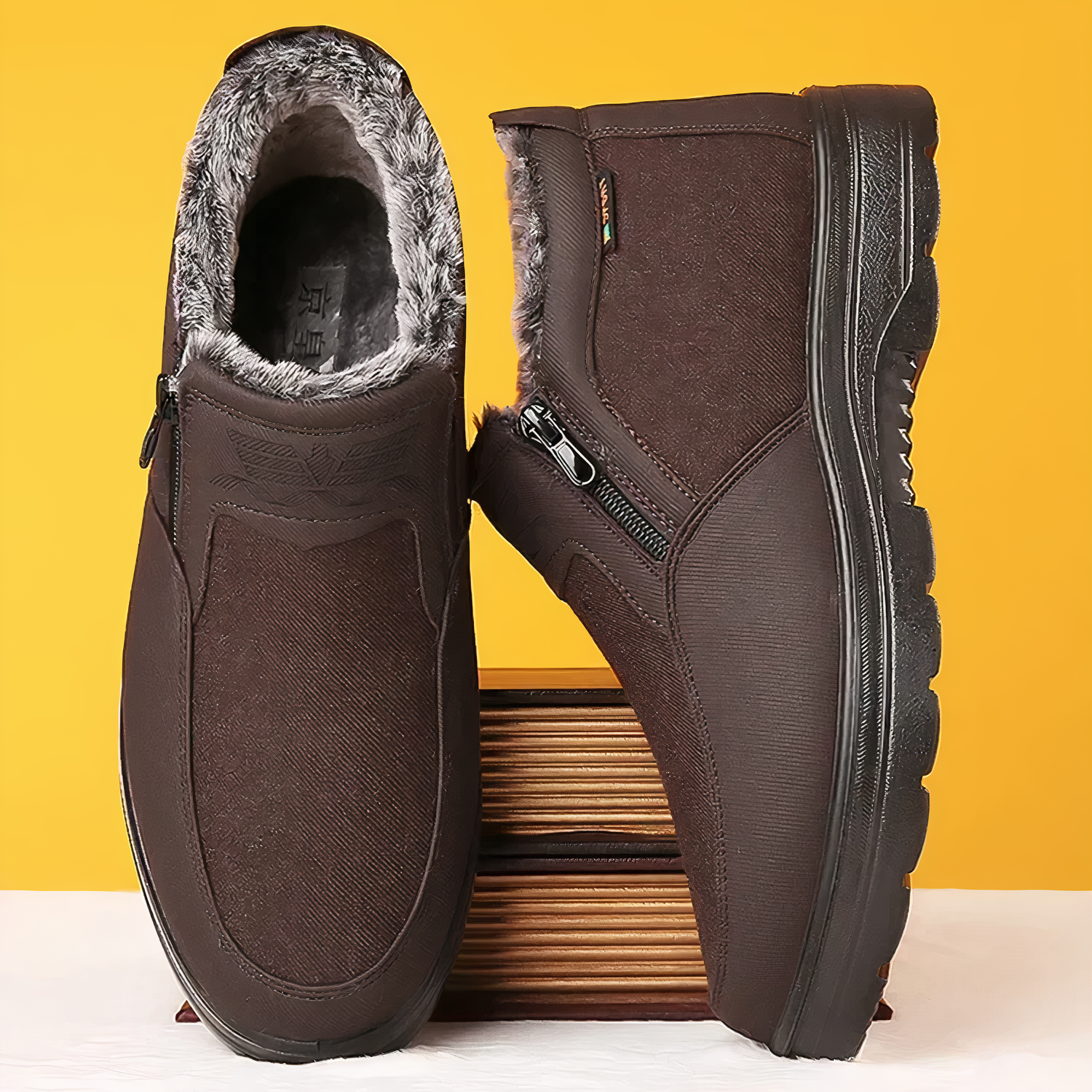 Orthopädische Herren Winterschuhe - Arctic Pro Winterzauber Edition