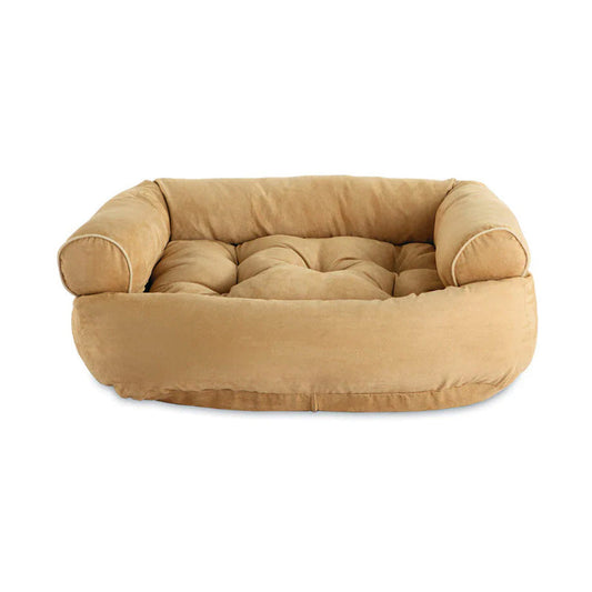 Orthopädisches Hundebett mit Stressreduzierender Füllung – Waschbarer Bezug für Gesunde Ruheposition und Optimalen Komfort