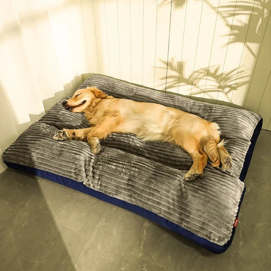 Orthopädisches Hundekissen aus Memory-Schaum – Abnehmbare, Waschbare Hülle, Rutschfest, Wasserdicht für Optimalen Schlafkomfort