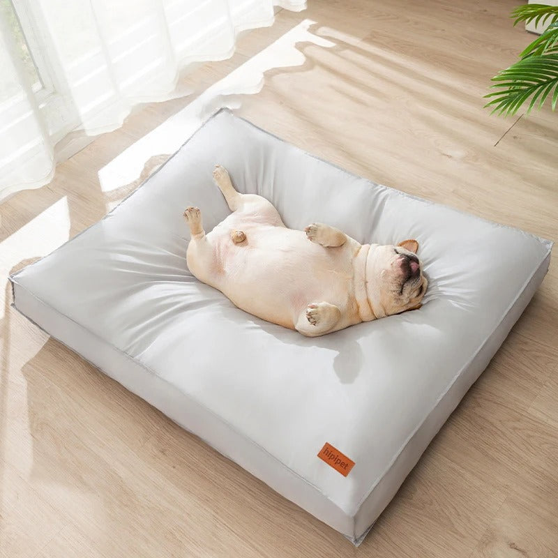 Orthopädisches Hundekissen aus Memory Foam – Wasserfest, Waschbarer Bezug, Rutschfest, Ideal für Hundebetten