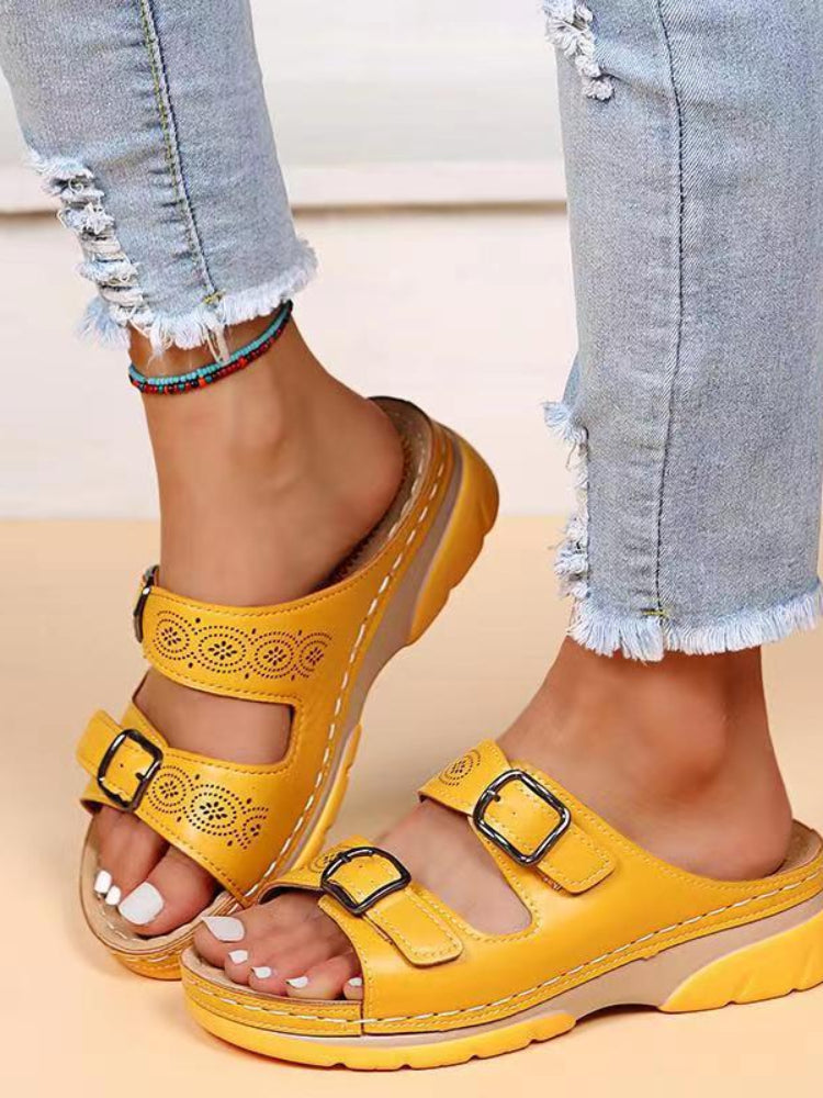 Mia | Damen Sandalen mit Doppelriemen