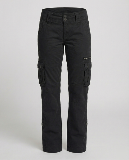 Pantaloni cargo da donna a taglio stretto | Design con più tasche