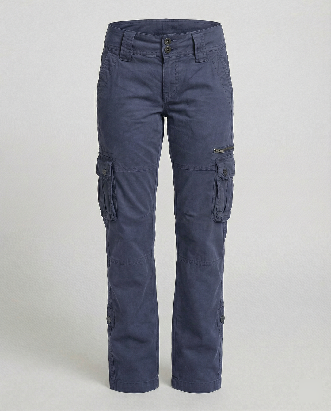 Damen Schmale Passform Cargo Hose | Mehrtaschen Design