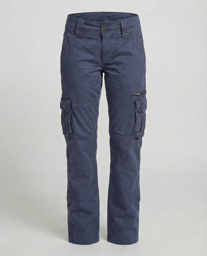 Pantaloni cargo da donna a taglio stretto | Design con più tasche