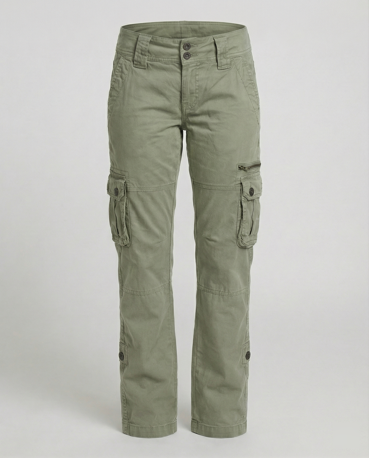 Pantaloni cargo da donna a taglio stretto | Design con più tasche