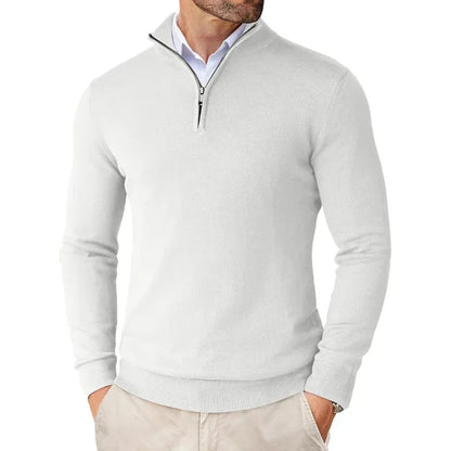 Premium | Herren-Pullover mit Reißverschluss