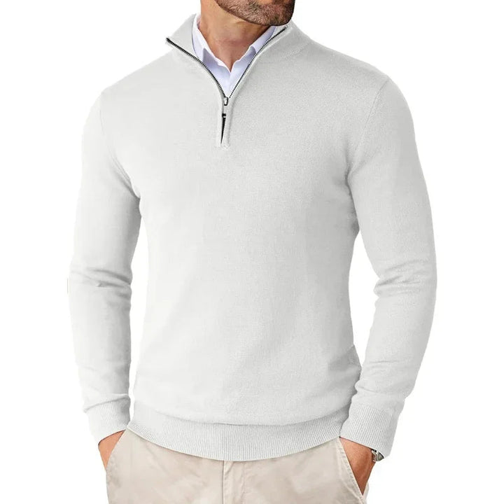 Premium | Herren-Pullover mit Reißverschluss