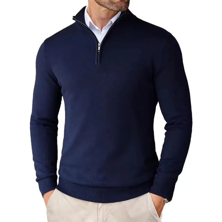Premium | Herren-Pullover mit Reißverschluss