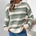 Pullover Damen | Herbst/Winter Damenmode mit Entspannter Passform und Rundhalsausschnitt