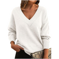 Pullover Damen | V-Ausschnitt Wintermode für Damen