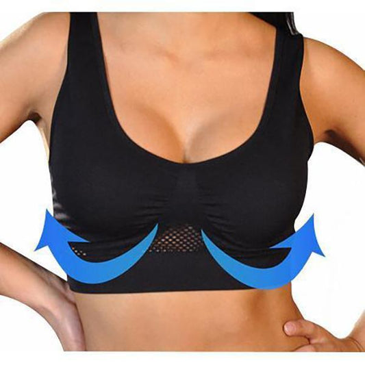 Drahtloser Push-up-BH, atmungsaktives Design, Komfort