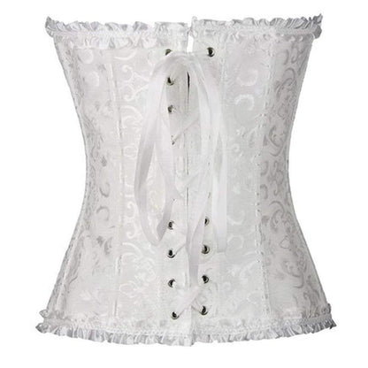 Retro Korsett mit Knochen für Damen – Verstellbarer Taillentrainer für skulptierte Silhouette