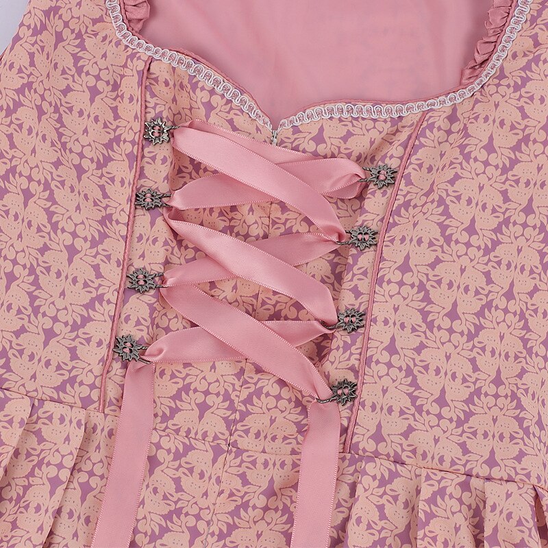Rosa Dirndlkleid – Oktoberfest | Mit bestickter Schürze und Bluse für einen femininen, traditionellen Look