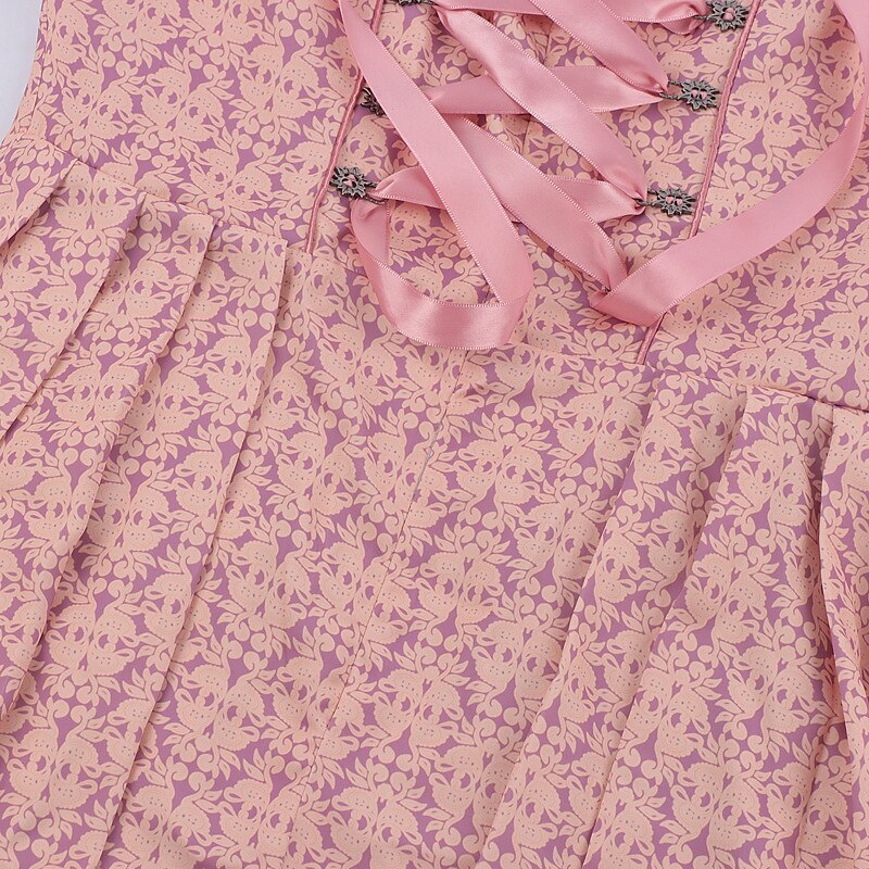 Rosa Dirndlkleid – Oktoberfest | Mit bestickter Schürze und Bluse für einen femininen, traditionellen Look