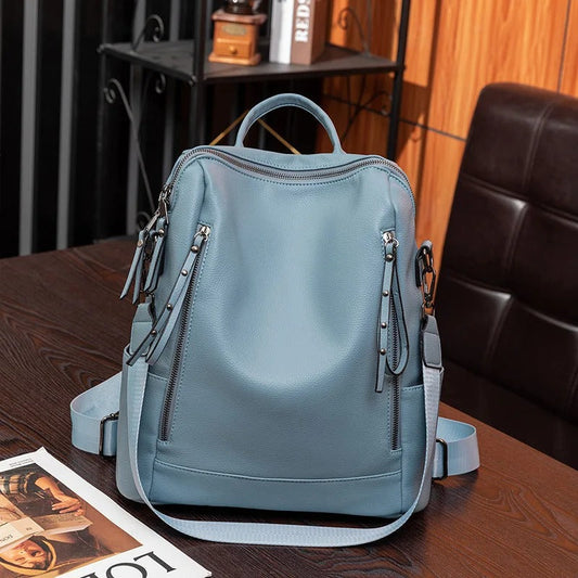 Rucksack | Leder Rucksack Damen für Alltag und Reisen
