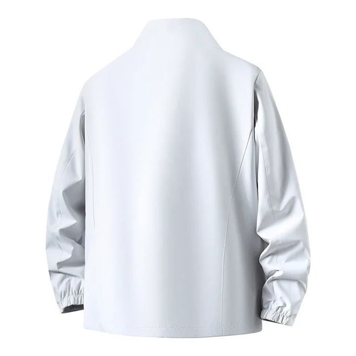 Veste Homme à Col Montant Fermeture Éclair Manches Longues | Décontracté