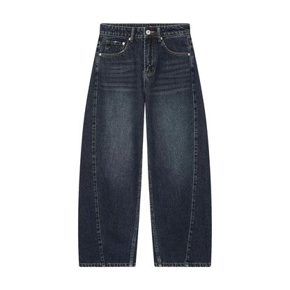 Damen High Waist Hose Mit Geradem Bein Casual Stil Relaxed Passform | Relaxed Fit