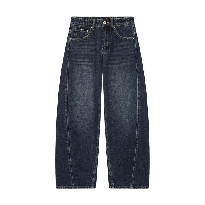 Damen High Waist Hose Mit Geradem Bein Casual Stil Relaxed Passform | Relaxed Fit