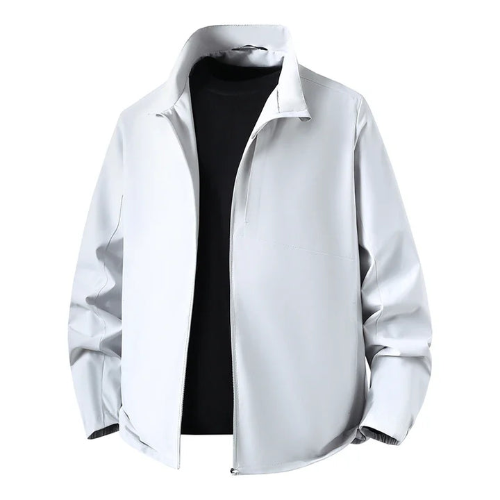 Veste Homme à Col Montant Fermeture Éclair Manches Longues | Décontracté