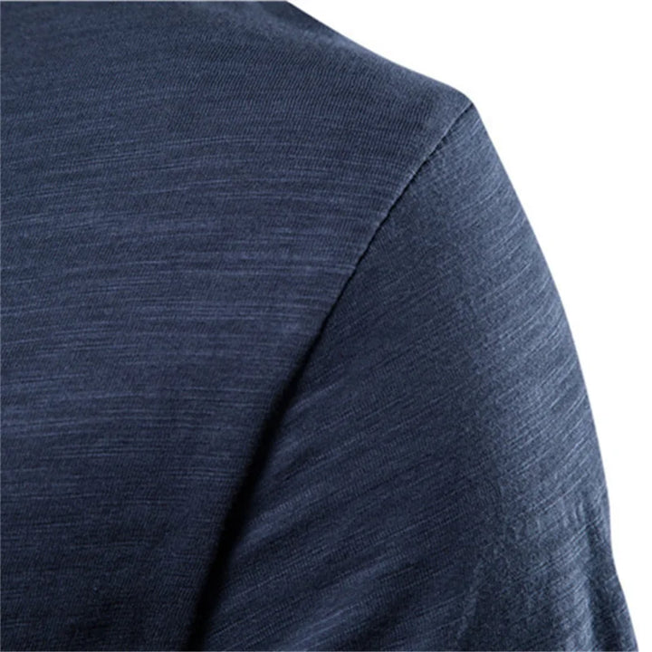 Herren Slim Fit Langarm Hemd mit Knopfleiste einfEarbig | Formal