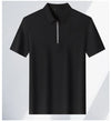 Polo da Uomo con Cerniera Manica Corta | Quotidiano