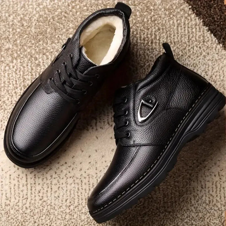 Herren Schnürung Mid-Top Schuhe | Urbaner Klassischer Look