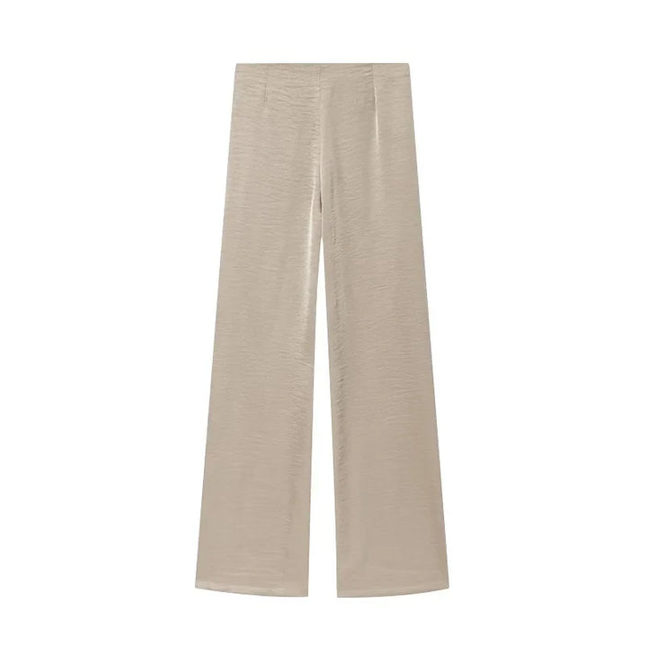 Damen Hosen Set | Zweiteiliges Outfit mit Bandeau Top | Fliessende Silhouette | Moderner Sommerlook