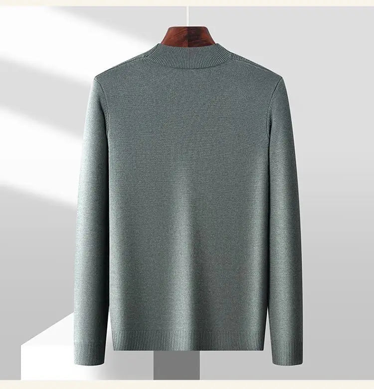 Men's Long Sleeve Textured Sweater | Classic Style