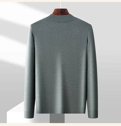 Men's Long Sleeve Textured Sweater | Classic Style
